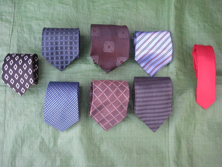 8 Brand New Polyester Ties for £2.00 Each