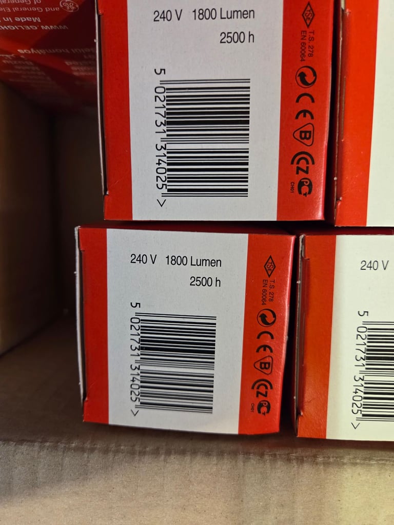 CLASSIC TUNGSTEN LIGHT BULBS - (Box of 18)