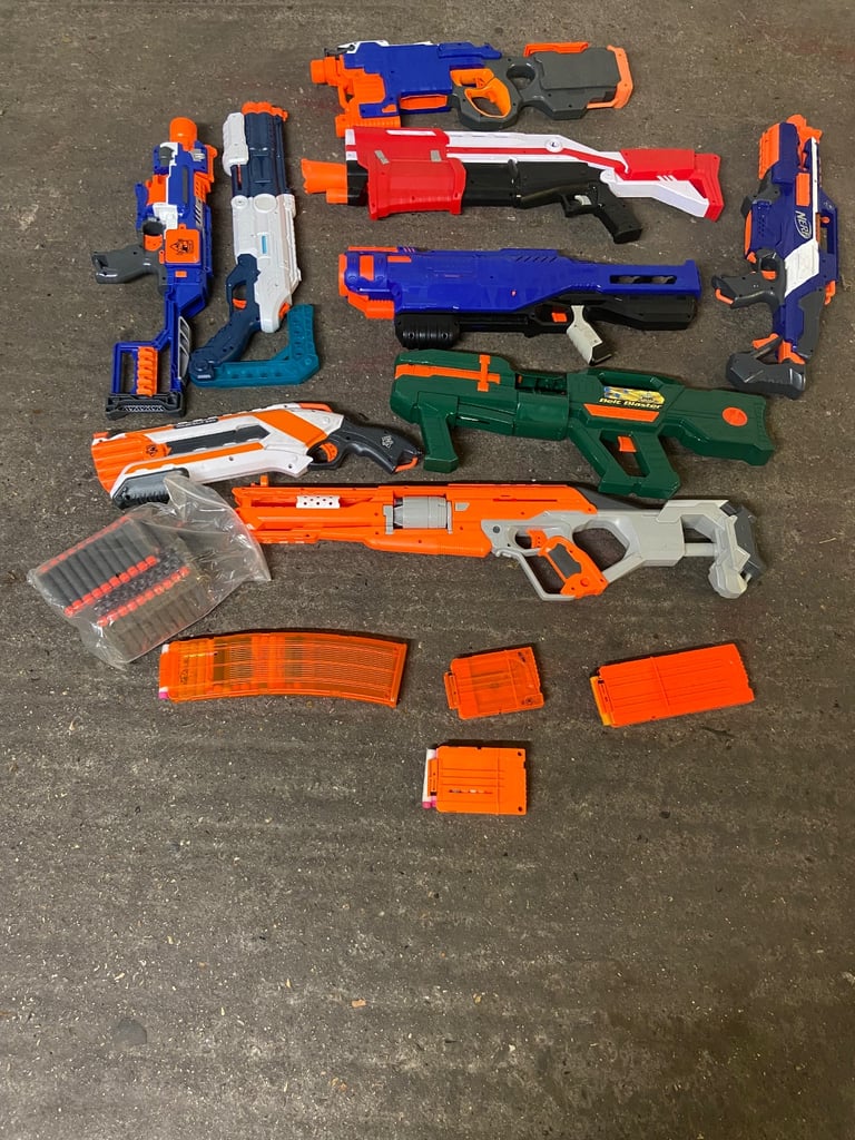 NERF ELITE Kids guns X 9 Bundles 