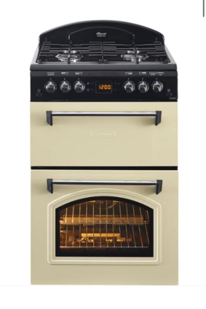 Cream Leisure CLA60GAC 60cm Gas Cooker – Fully Working, Easy Fix, Great Price!