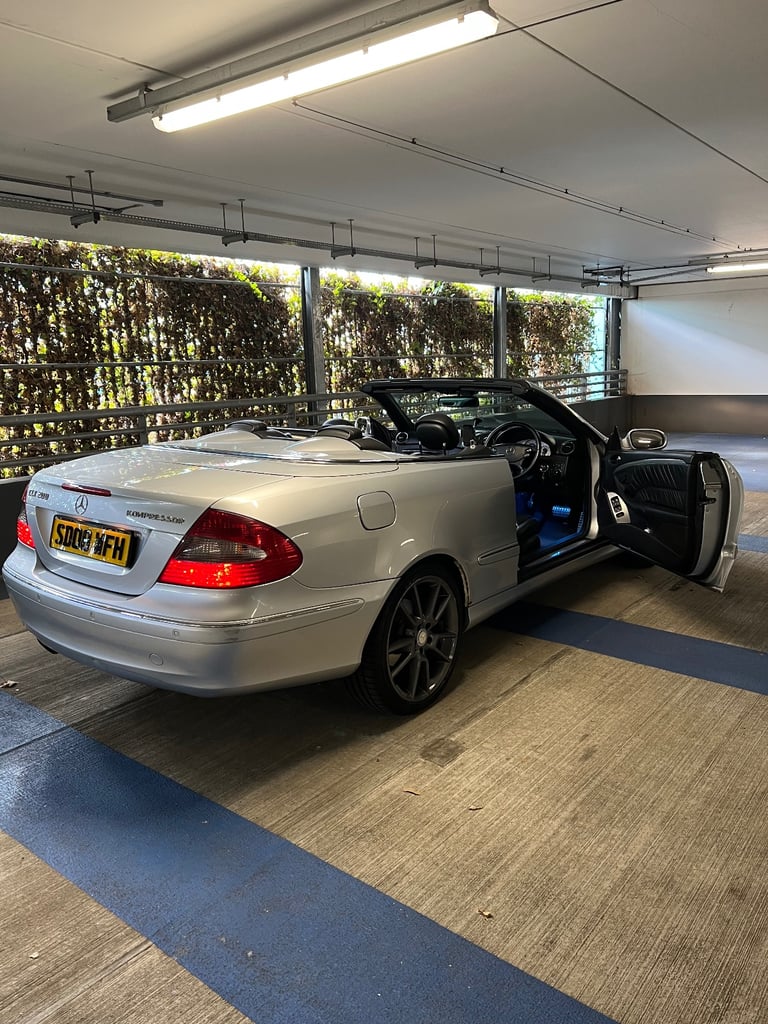 Mercedes-Benz, CLK, Convertible, 2008, Semi-Auto, 1796 (cc), 2 doors