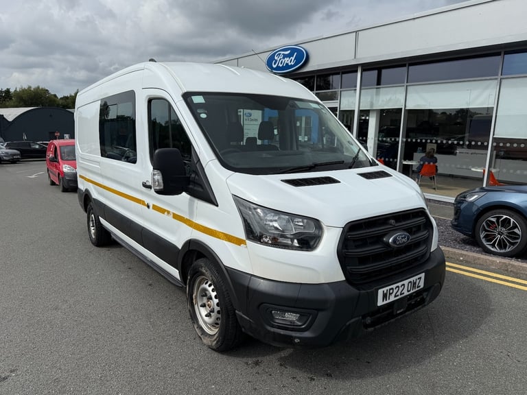 2022 Ford Transit 2.0D EcoBlue 130ps H2 Leader Crew Van 9 Seats Medium Roof Van Diesel Manual