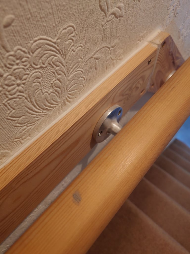 image for Wooden Stair Handrail 