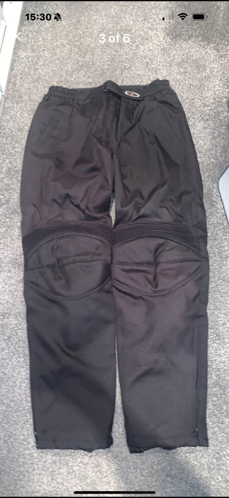 Motorcycle  jacket trousers gloves 