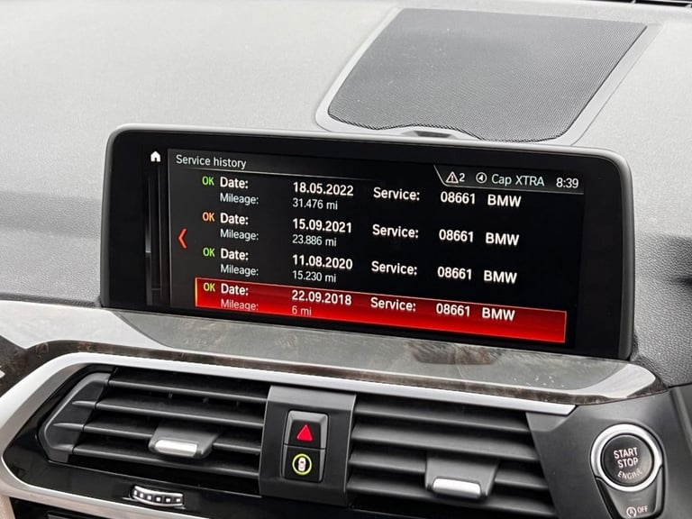 2018 68 BMW X3 2.0 20D M SPORT SUV 5DR DIESEL AUTO XDRIVE EURO 6 (S/S) (190 PS) 