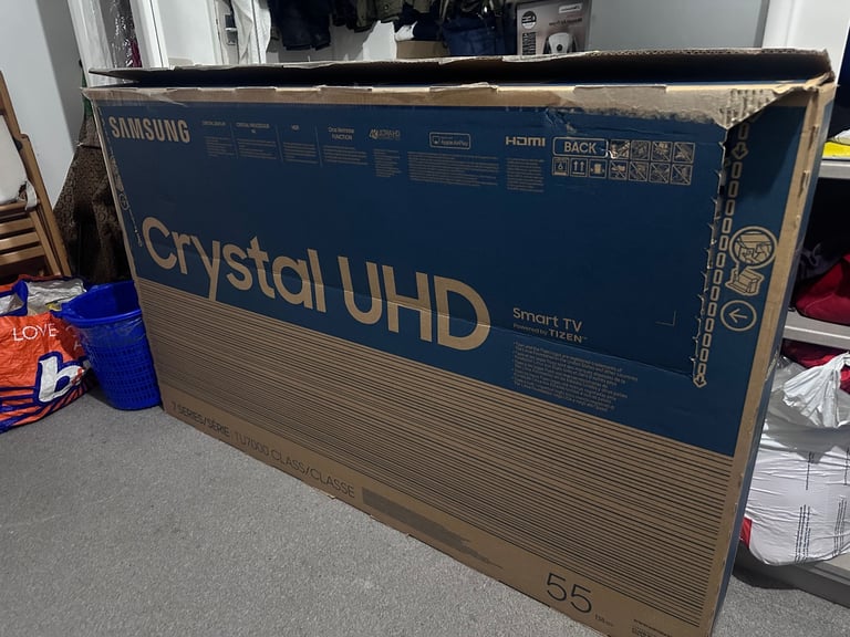 image for 55”SAMSUNG 4k SMART CRYSTAL UHDTV 