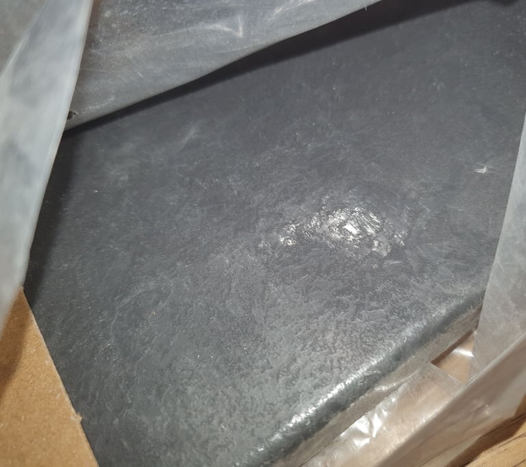 image for ULTRA FINISHING Shower Tray Panel Riser 1000 x 105 x 20 Slate Grey TR71515-P 