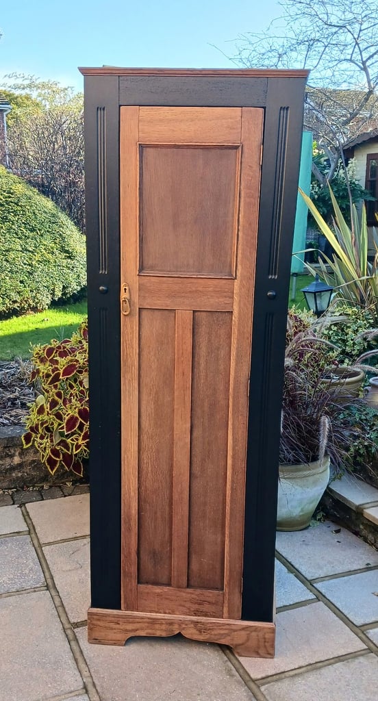 Vintage Hall cupboard/ single wardrobe 
