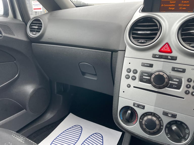 VAUXHALL CORSA 1.3 CDTI EXCLUSIVE E/F 63 REG WHITE 5 DOOR 11 MONTHS MOT TAX £35 60+MPG