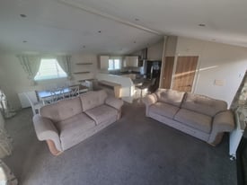 3 Bedroom 20 ft wide Holiday Lodge FOR SALE LA33LL NR THE BEACH PEACEFULL