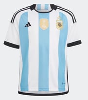 ADULTS ARGENTINA HOME FOOTBALL SHIRTS 2023 NEW 3 STARS LATEST EDITION 
