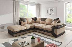 image for Brand New - Dino Brown Colour Corner Sofa - Right/Left Side SAME/NEXT DAY DELIVERY