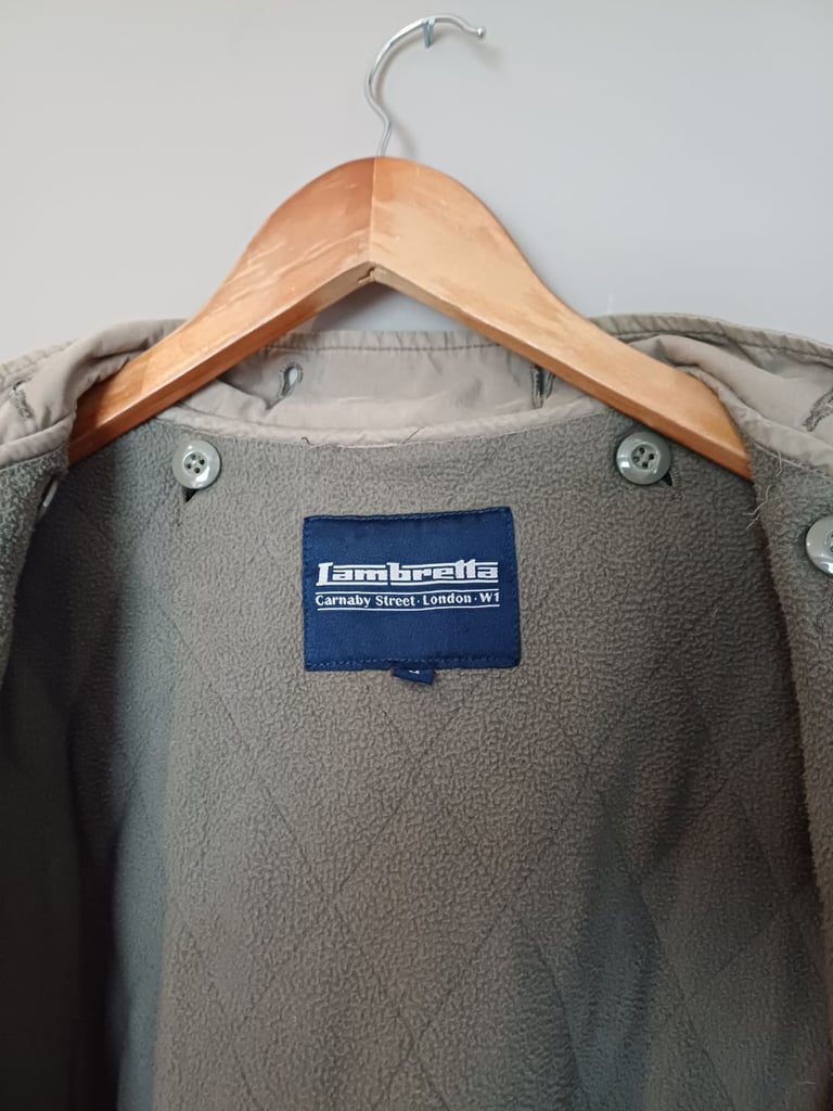 Lambretta khaki fishtail parka size M