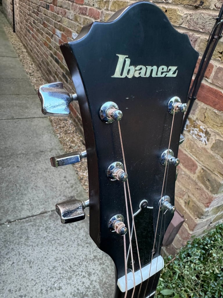 Ibanez V220 Vintage Series (Japan, 1980s) + Schatten HFN passive piezo pickup