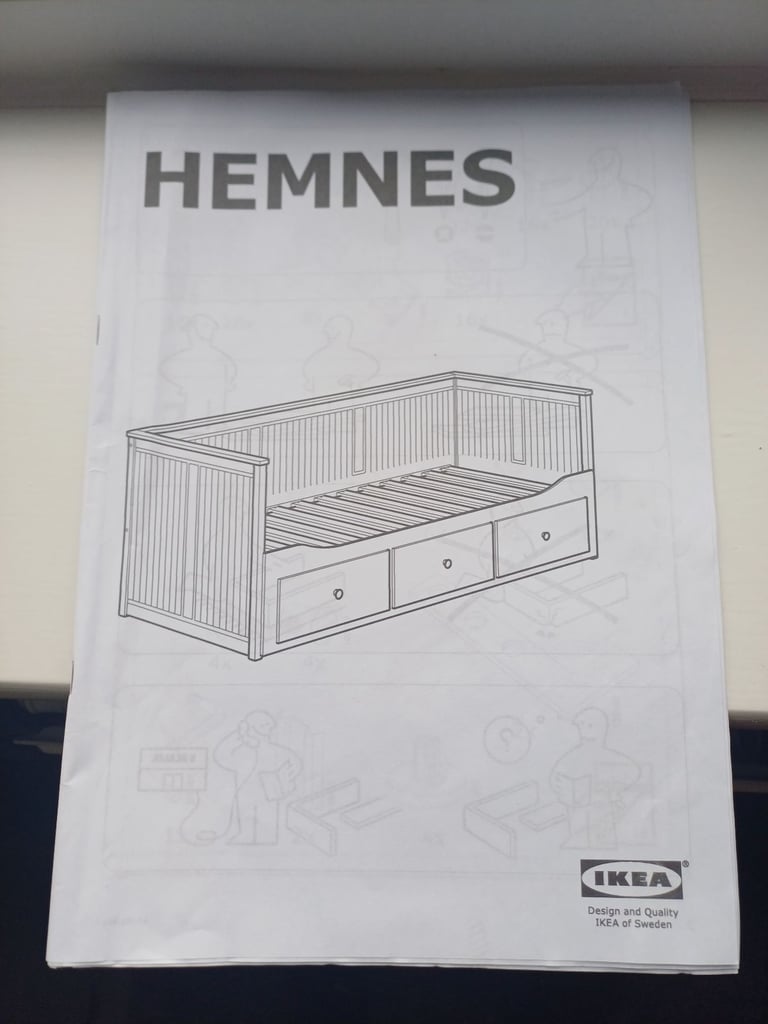 IKEA HEMNES DAY BED IN GREY