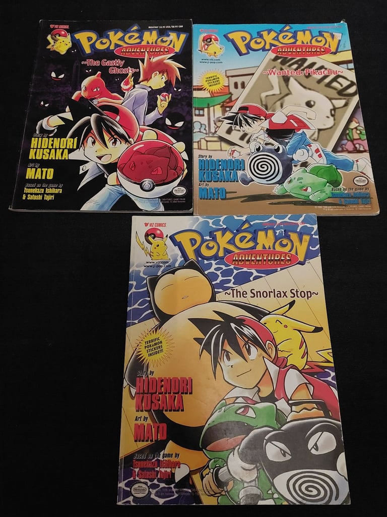 image for 3 1990's Pokémon comic books