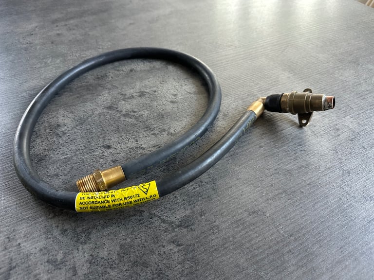 image for Gas Cooker Hose & Quick Release Coupling