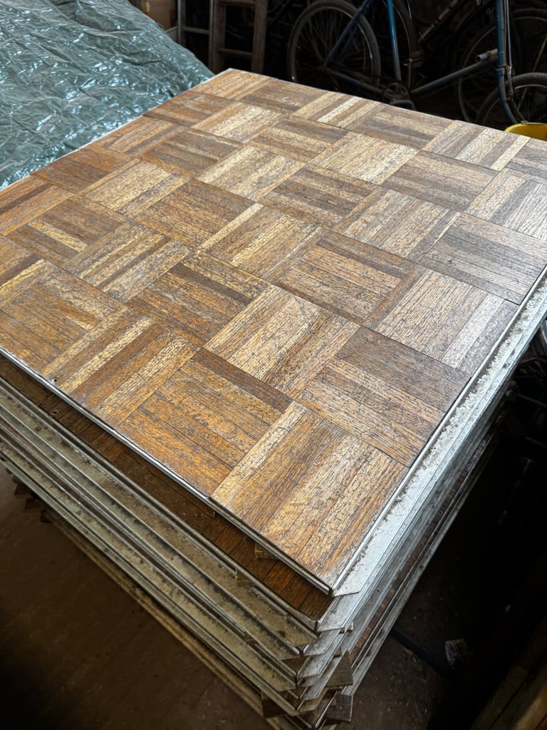 Portable dance floor for events etc. 18 panels 