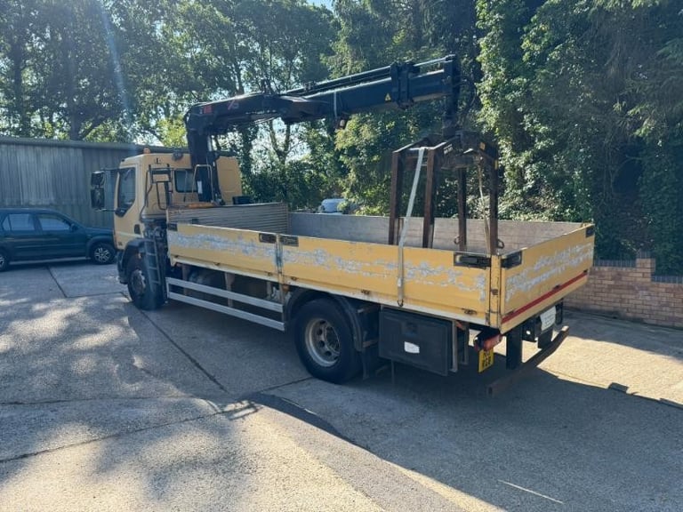 Daf LF55.220 Dropside Remote Hiab Block Crane 4x2 6 Speed Manual 