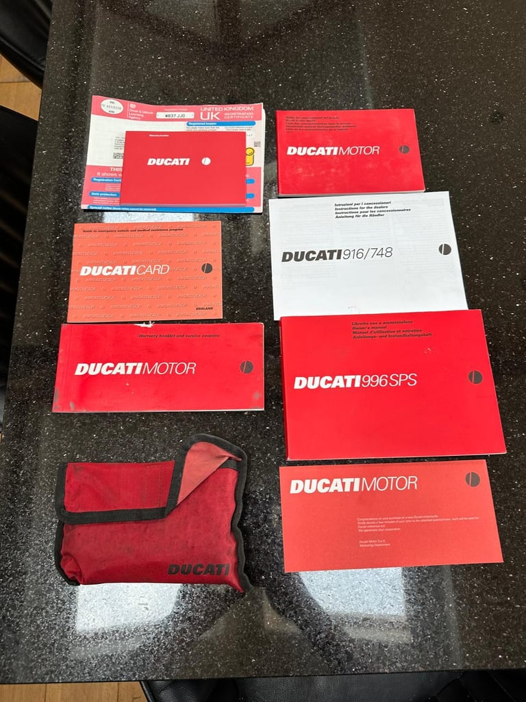 Ducati 996 SPS, Full History File