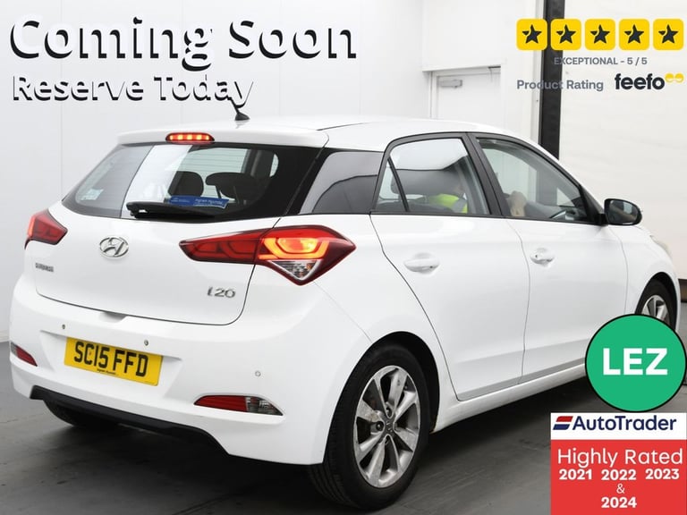 2015 Hyundai i20 1.2 Blue Drive SE Hatchback 5dr Petrol Manual Euro 6 (s/s) (84 ps) Hatchback Pet...