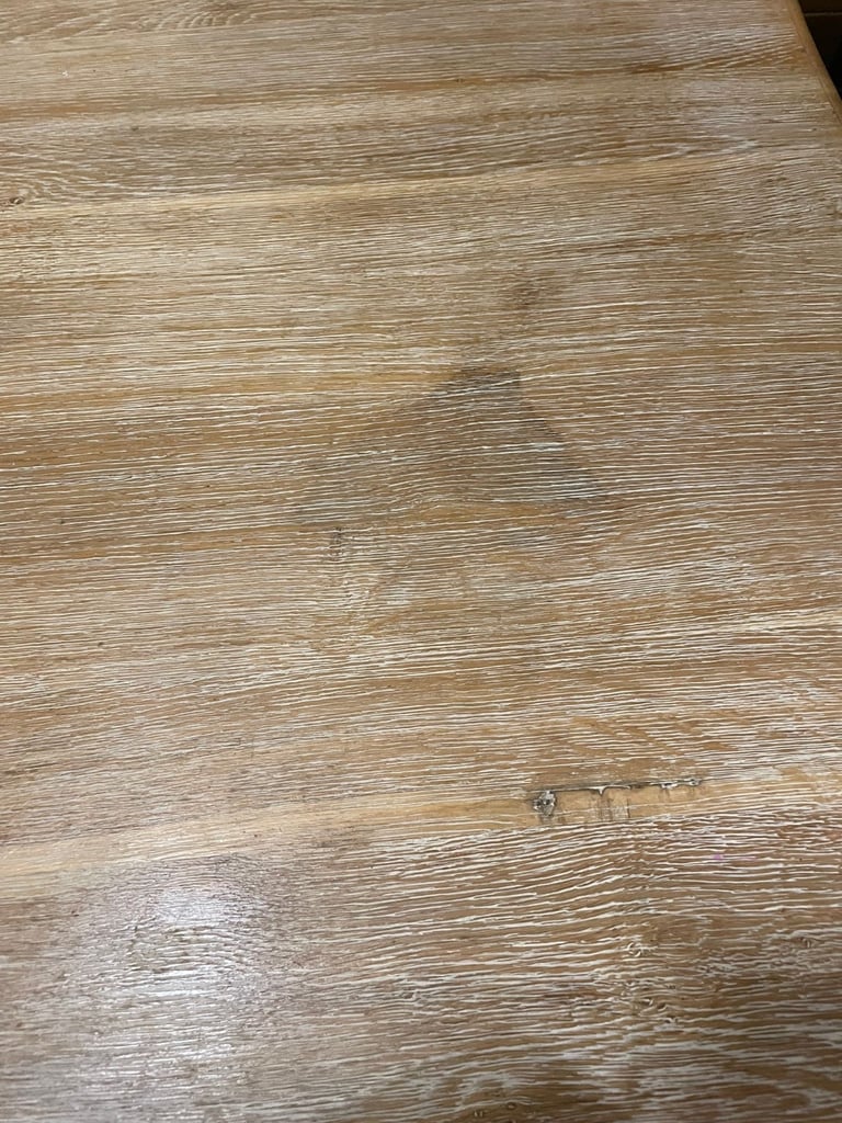 Oak Furniture Land Table with 6 chairs and Sideboard Unit