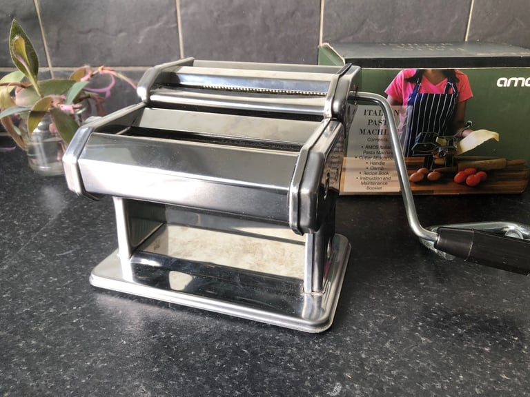 image for AMOS ® 3 in 1 Heavy Duty  Stainless Steel Professional Fresh Pasta Maker