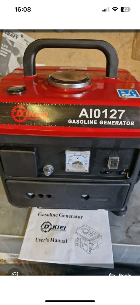 Petrol generator brand new in the box 