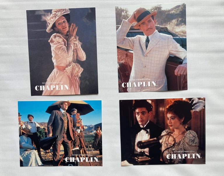 Rare CHARLIE CHAPLIN Biography  Film Cinema Publicity Photos.