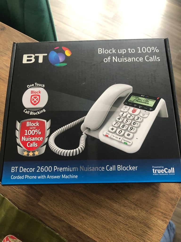 image for BT Decor 2600 Premium (unused) Corded Phone & Answer Machine