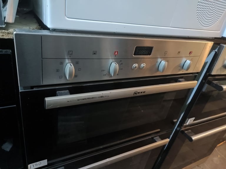 ➡️*REDUCED*⬅️ STAINLESS STEEL NEFF BUILT IN FAN ASSISTED ELECTRIC DOUBLE OVEN NOW £160!