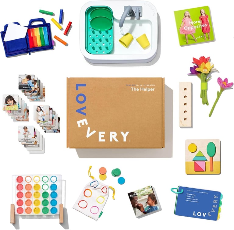 image for Lovevery, The Helper Play Kit + Bonus Book, Development Toy, 25-26-27+ Months