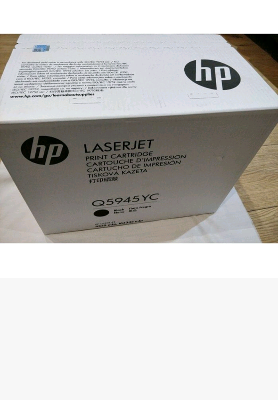 ORIGINAL HP Q5945YC Black Print Cartridge LaserJet | in Tooting, London |  Gumtree