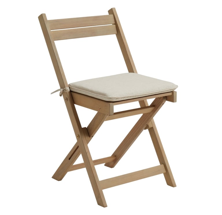 Habitat Evissa 2 Seater Folding Wooden Garden Bistro Set 