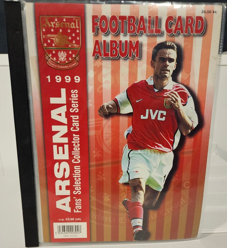 image for 1999 Futera Arsenal Binder Set – 108 Cards Including All 9 Inserts  Bergkamp Vieira Overmars £54.99