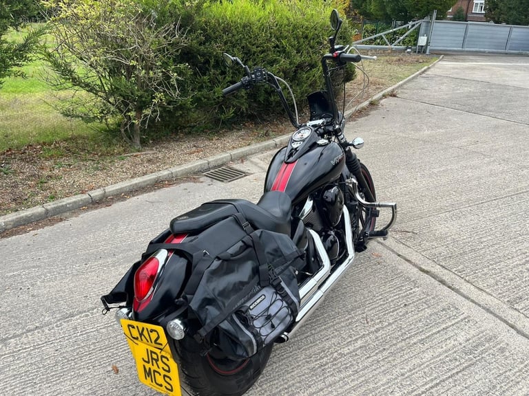 2012 12 KAWASAKI VN 900 CBF CUSTOM VN900 CU VANCE  HINES CRUISER TALL BARS