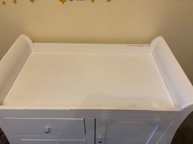 Nursery Set - Cot bed / Wardrobe / Changing Table Cabinet