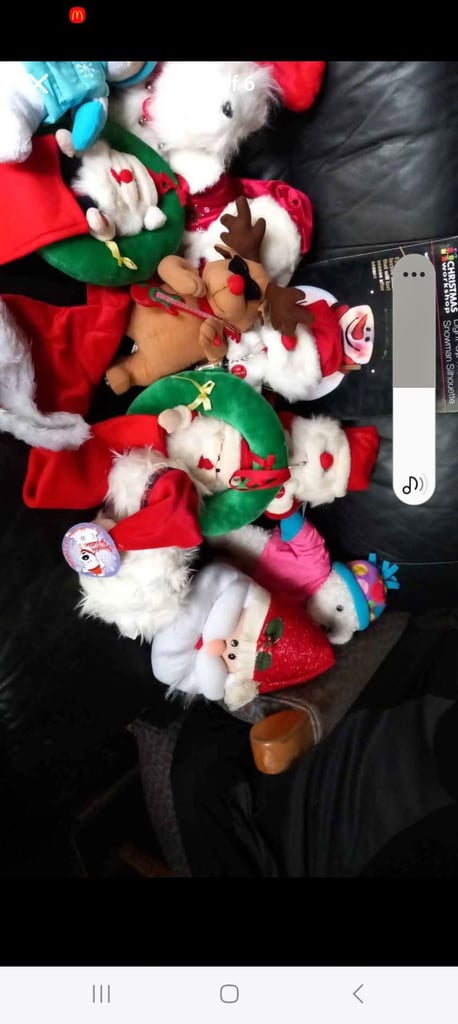 Singing dancing christmass toys priced for quick sale 