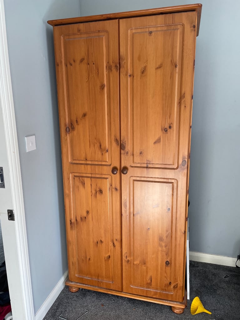 Pine wardrobe 