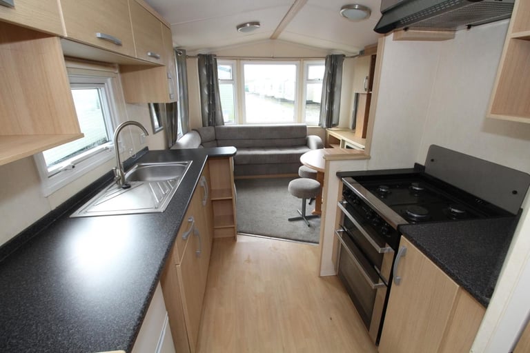 Swift Burgundy 28x10 2 bed 2011 preowned static caravan for sale offsite
