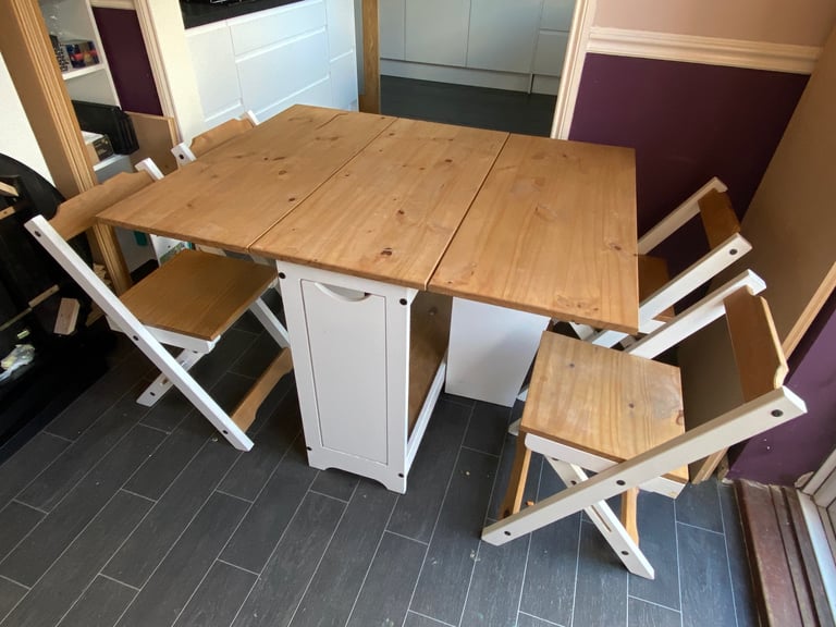 Double drop leaf kitchen table