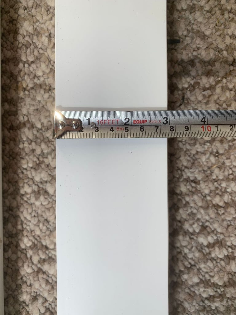 2 x uPVC White Wire Trunking 2.95m - NEW