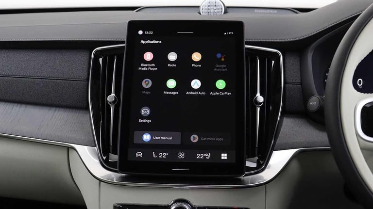 2025 Volvo XC90 T8 AWD PHEV Ultra Dark (Blond, Sunroof, Bowers &amp; Wilkins, 360 Camera) ESTATE ...