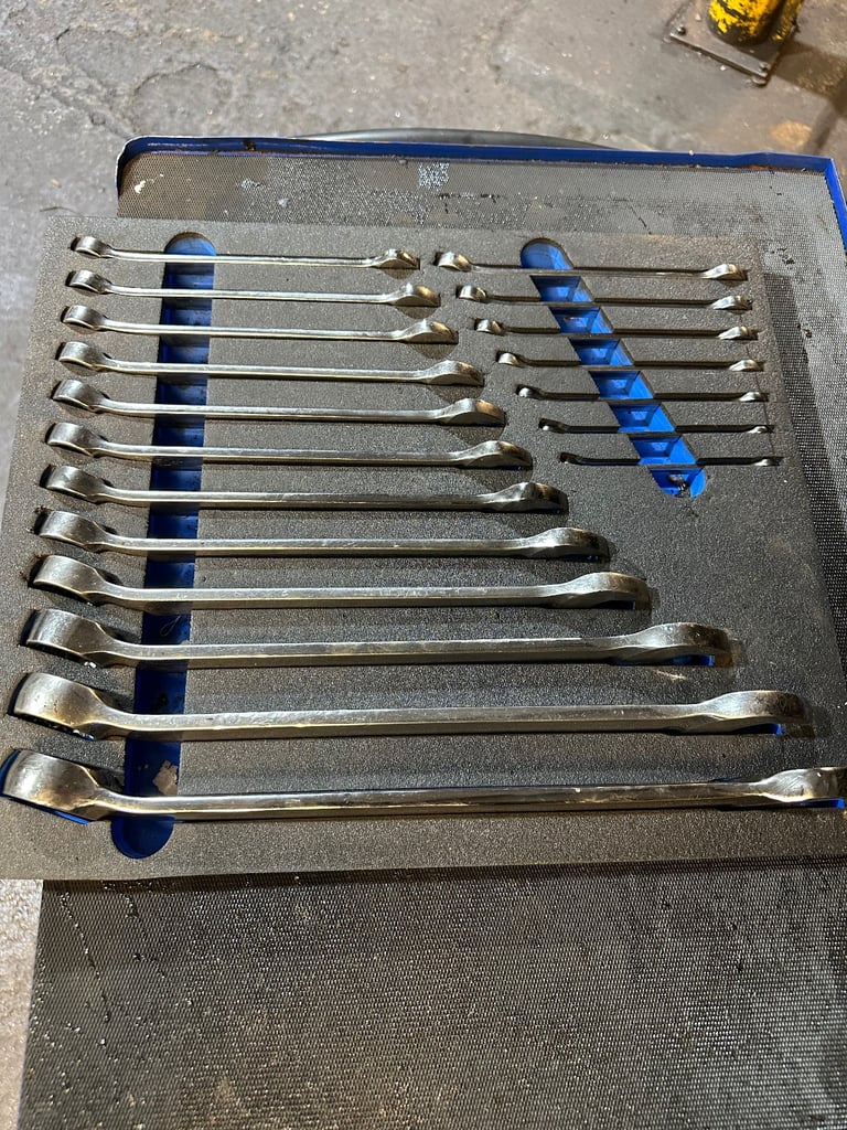 Blue point spanners set 
