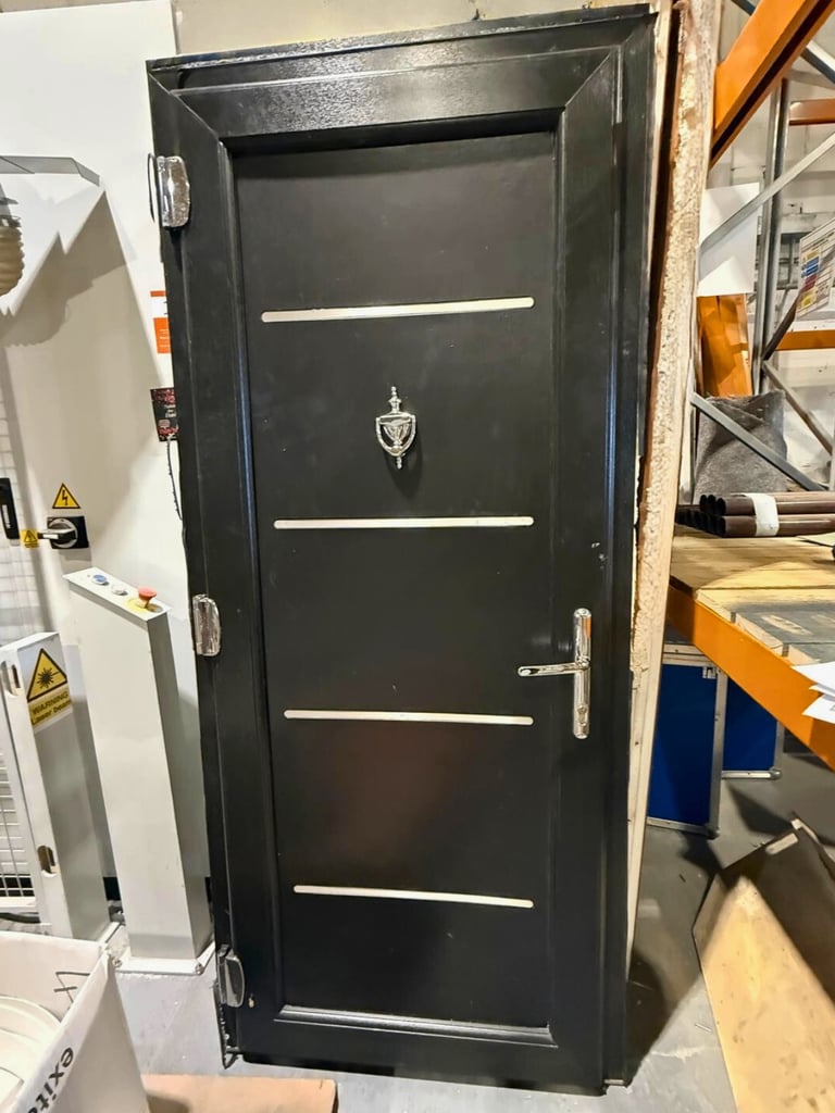 Brand New Black Composite Door (10)
