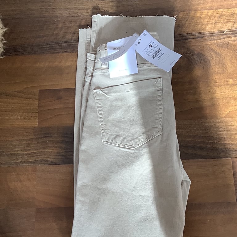 image for Jeans Tags still on new light colour fawn 