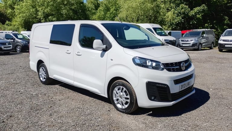 2021 Vauxhall Vivaro Crew Van L2 Turbo D 120 PS Sportive LWB 3100 2.0 LTR Double Cab 6 SEAT  inc ...