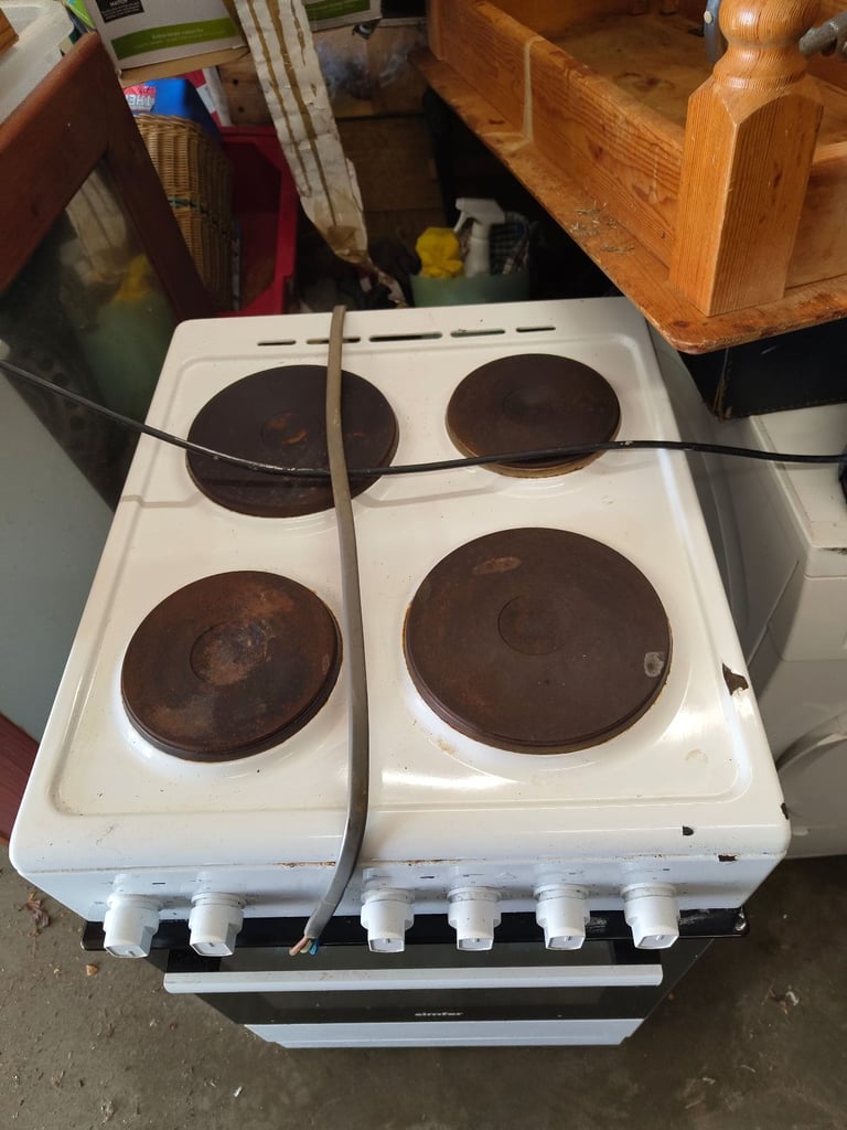 Simfer electric cooker oven with hobs - 50cm wide in good full working condition 