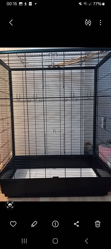 Xlarge budgie cage and accessories 