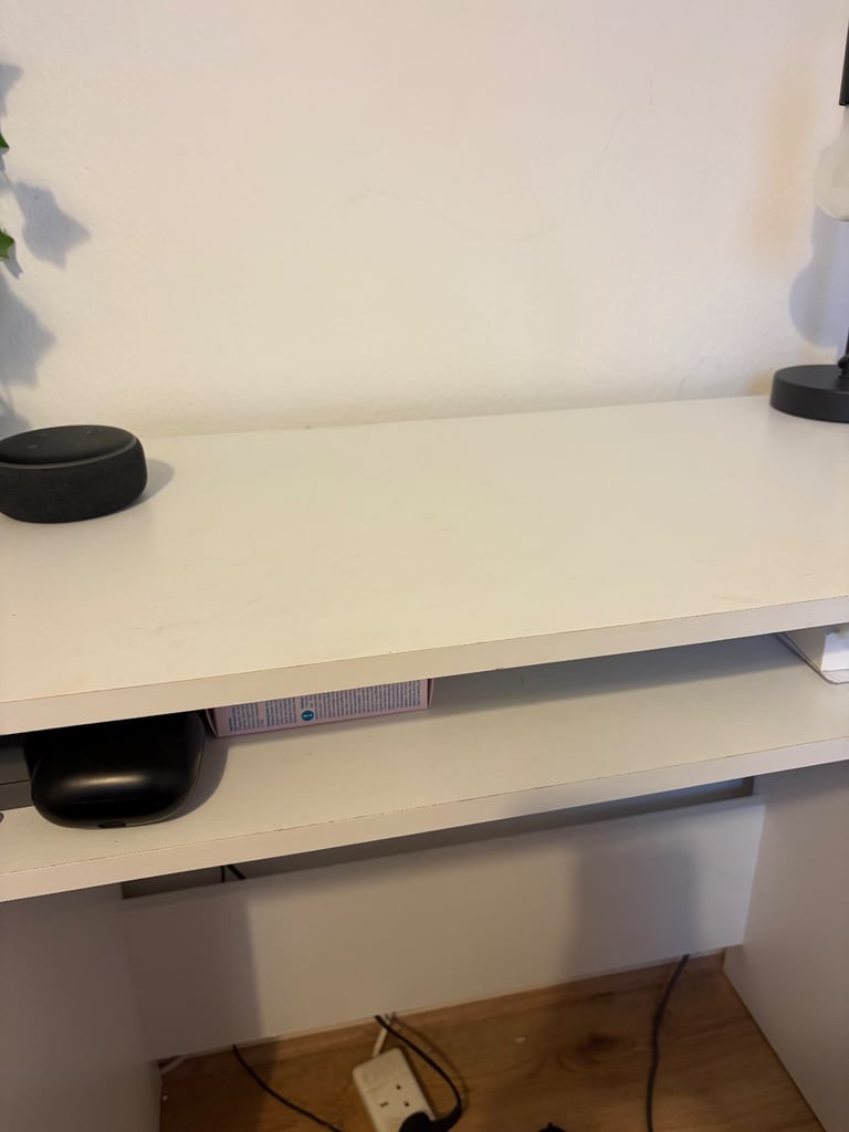 White Argos desk 